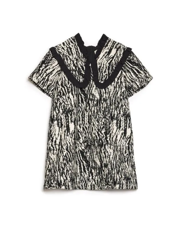 Sister Jane Dresses Womenswear Ghospell Giana Jacquard Mini Dress Ink Black