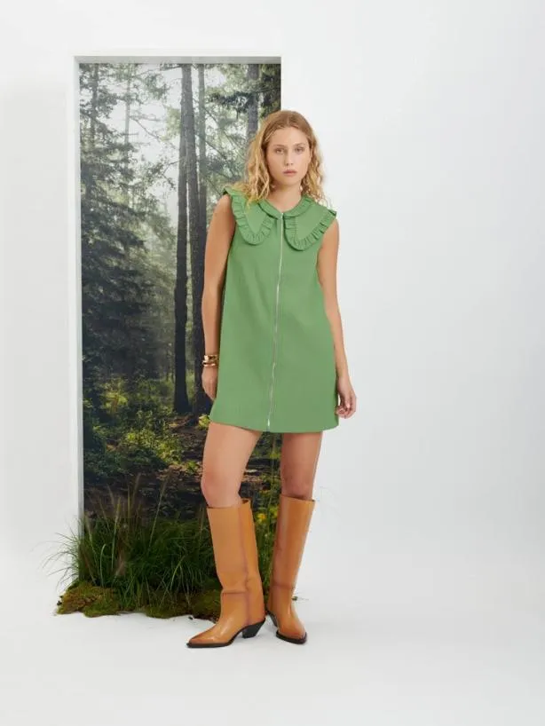 Sister Jane Dresses Womenswear Ghospell Hollis Mini Dress Pear Green