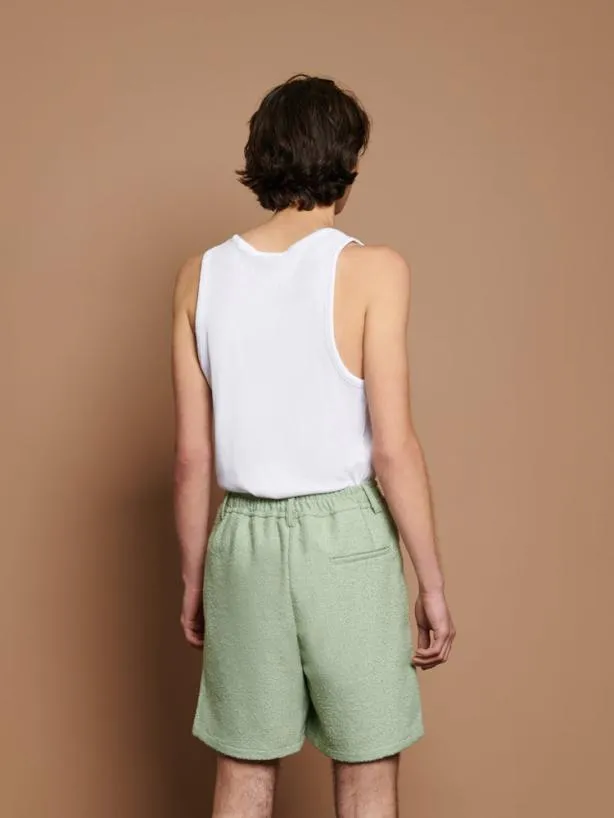 Sister Jane Shirts Menswear Seafarer Rib Tank Top Ivory Cream