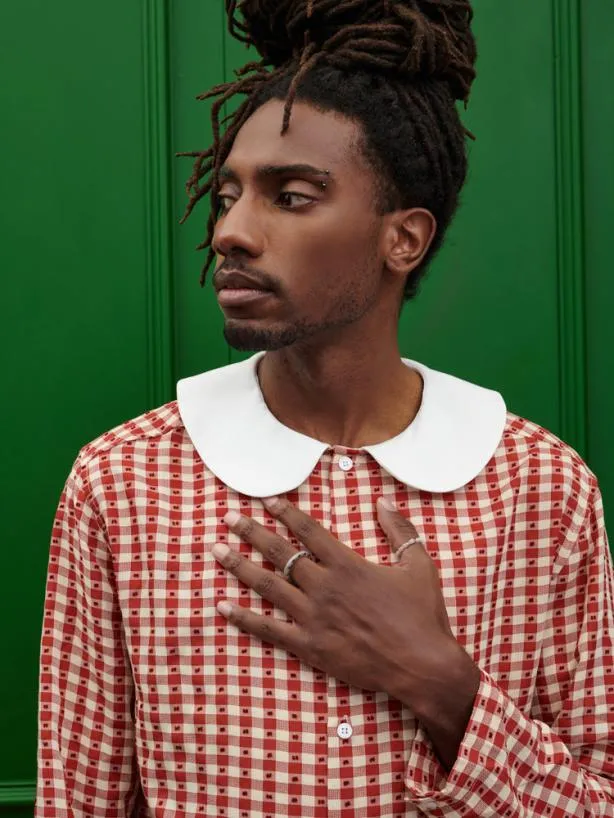 Sister Jane Shirts Menswear Theo Gingham Shirt Red White
