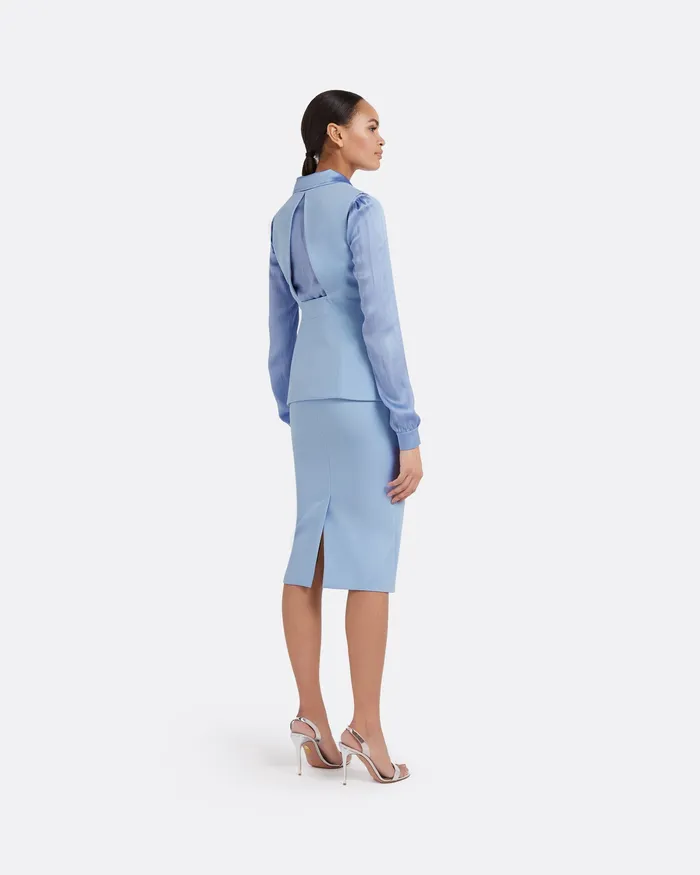 Skirts Safiyaa Women Hokoku Soft Sky Skirt Soft Sky