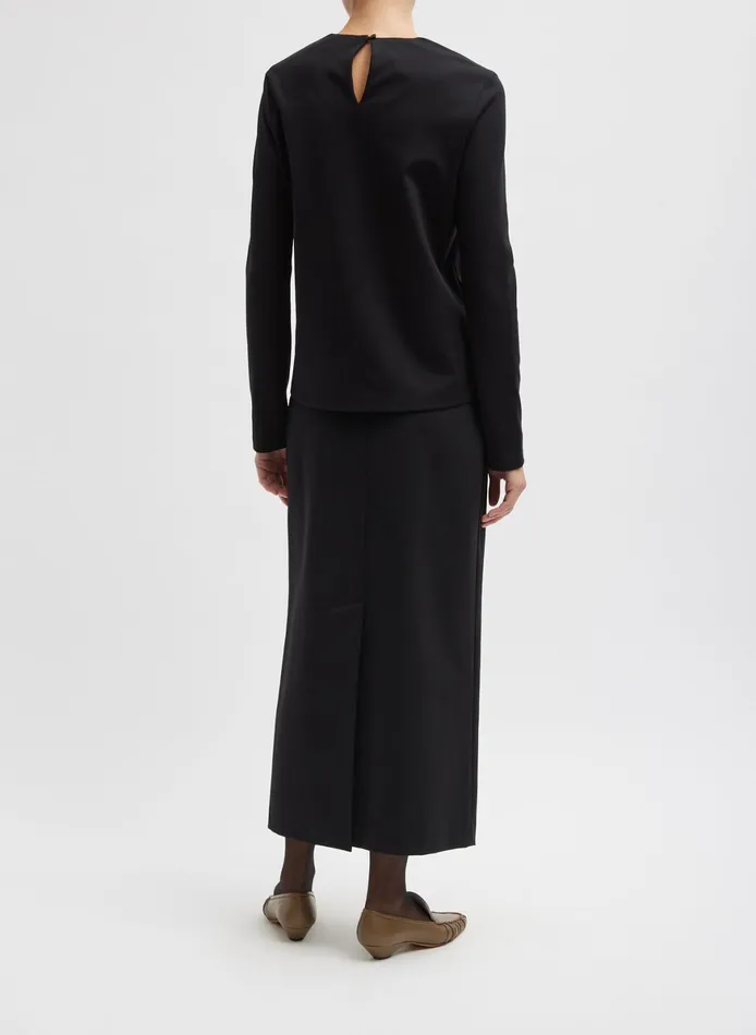 Skirts Women Tibi Compact Ultra Stretch Knit Pencil Skirt