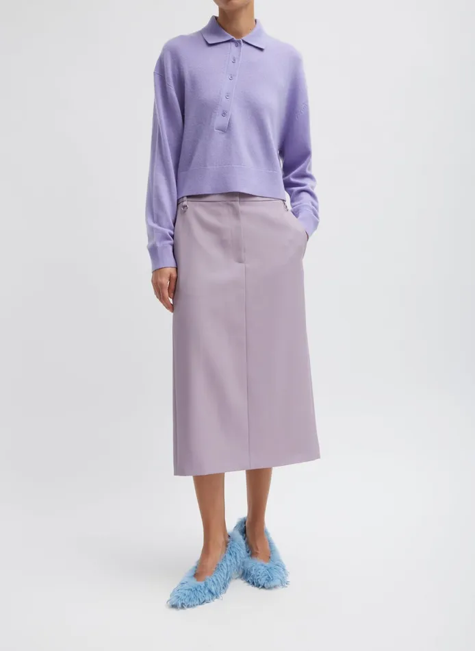 Skirts Women Tibi Grain De Poudre Convertible Pleated Skirt