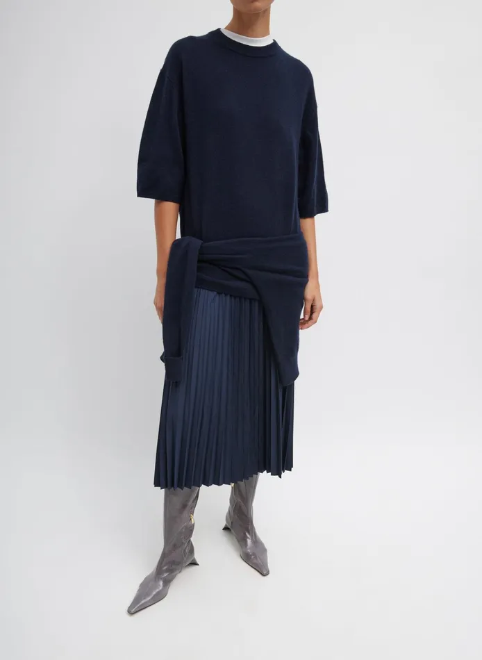 Skirts Women Tibi Nylon Pleating Sunray Pull On Skirt