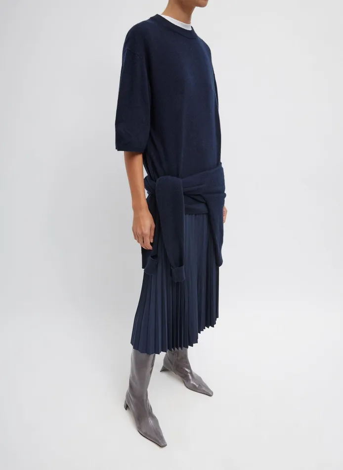 Skirts Women Tibi Nylon Pleating Sunray Pull On Skirt