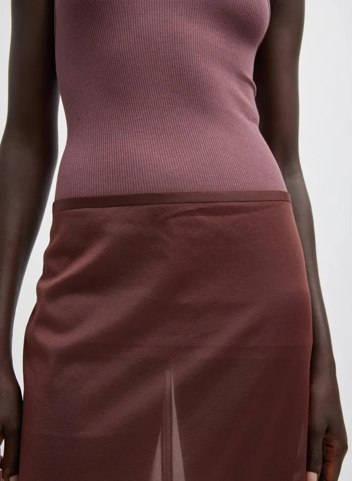 Skirts Women Tibi Sheer Gauze Maxi Pencil Skirt