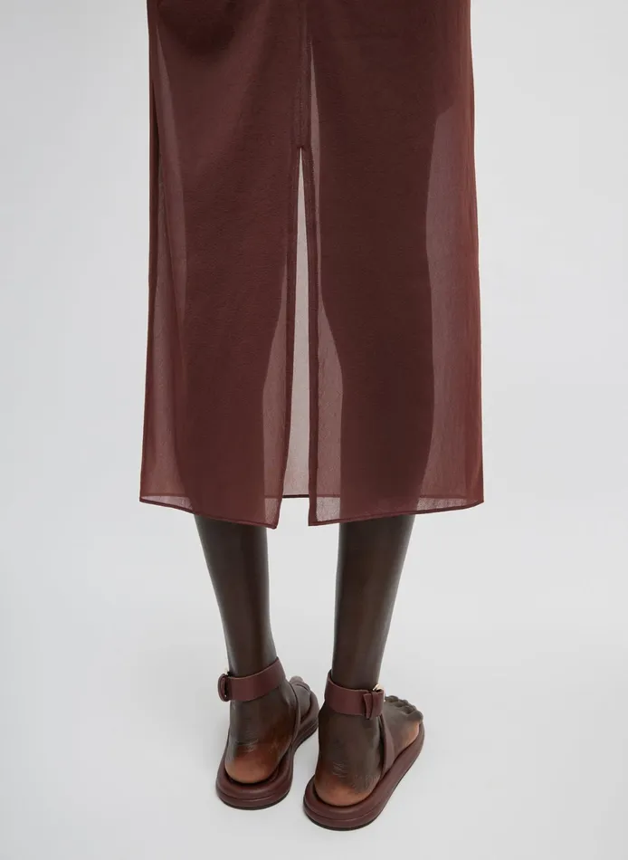 Skirts Women Tibi Sheer Gauze Maxi Pencil Skirt