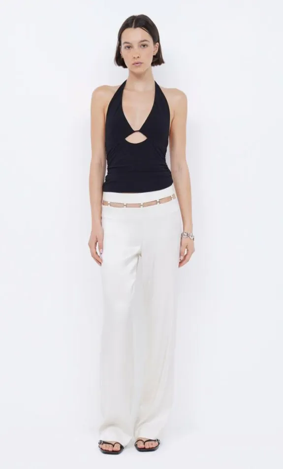Sleeveless Shop Bec Bridge Nabila Halter Top Black