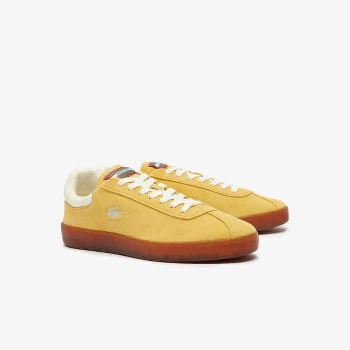 Sneakers Men Lacoste Men039s Baseshot Suede Sneakers Ylwgum Agb