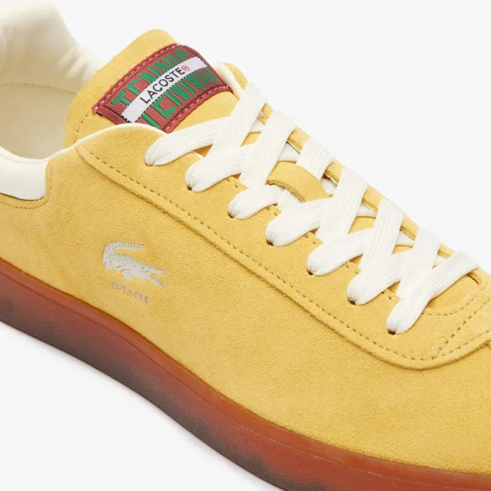 Sneakers Men Lacoste Men039s Baseshot Suede Sneakers Ylwgum Agb