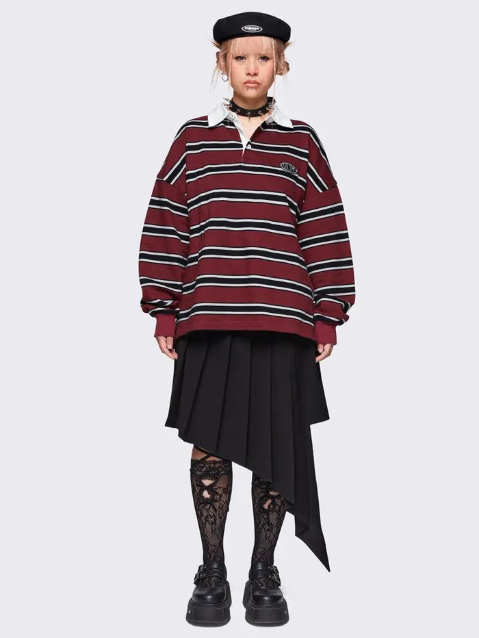 Spencer Striped Polo Women Minga London Tops and TShirts