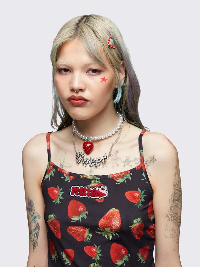 Strawberry Bomb Maxi Dress Women Minga London Dresses Strawberry Bomb Maxi Dress Women Minga London Dresses