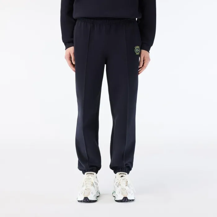 Sweatpants and Trousers Men Lacoste Men039s Piqu Sweatpants Abysm Blue Hde