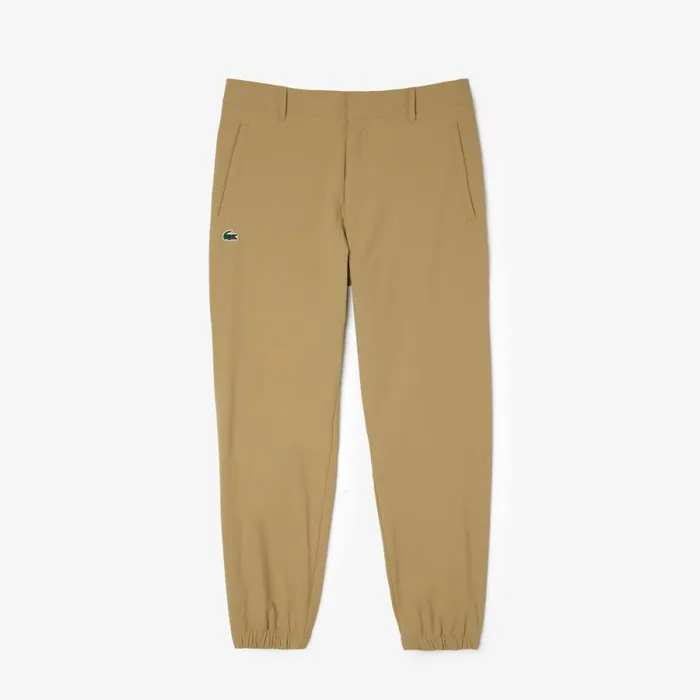 Sweatpants and Trousers Men Lacoste Mens Golf Joggers Beige Cb8