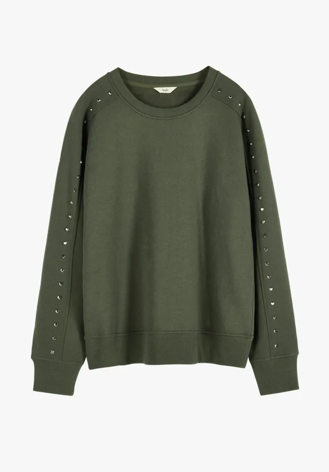 Sweatshirts and Hoodies Women Hush Rachael Classic Sweatshirt Khaki