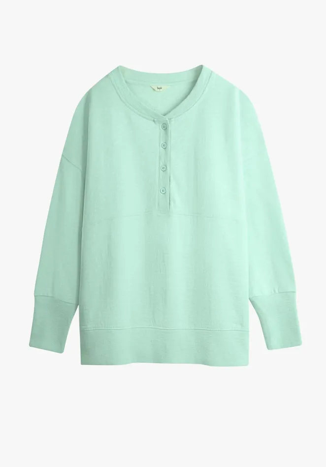 Sweatshirts and Hoodies Women Hush Sawyer Henley Sweatshirt Pastel Green