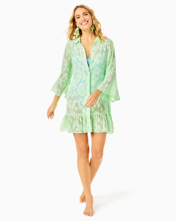 Swim Women Lilly Pulitzer Jaspen OnePiece Swimsuit Frenchie Blue Mosaic Shells Engineered One Piece Swim Women Lilly Pulitzer Jaspen OnePiece Swimsuit Frenchie Blue Mosaic Shells Engineered One Piece