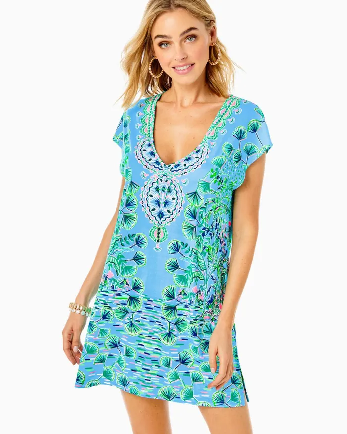 Swim Women Lilly Pulitzer Jaspen OnePiece Swimsuit Frenchie Blue Mosaic Shells Engineered One Piece Swim Women Lilly Pulitzer Jaspen OnePiece Swimsuit Frenchie Blue Mosaic Shells Engineered One Piece