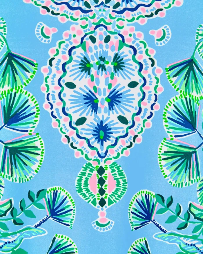 Swim Women Lilly Pulitzer Jaspen OnePiece Swimsuit Frenchie Blue Mosaic Shells Engineered One Piece Swim Women Lilly Pulitzer Jaspen OnePiece Swimsuit Frenchie Blue Mosaic Shells Engineered One Piece