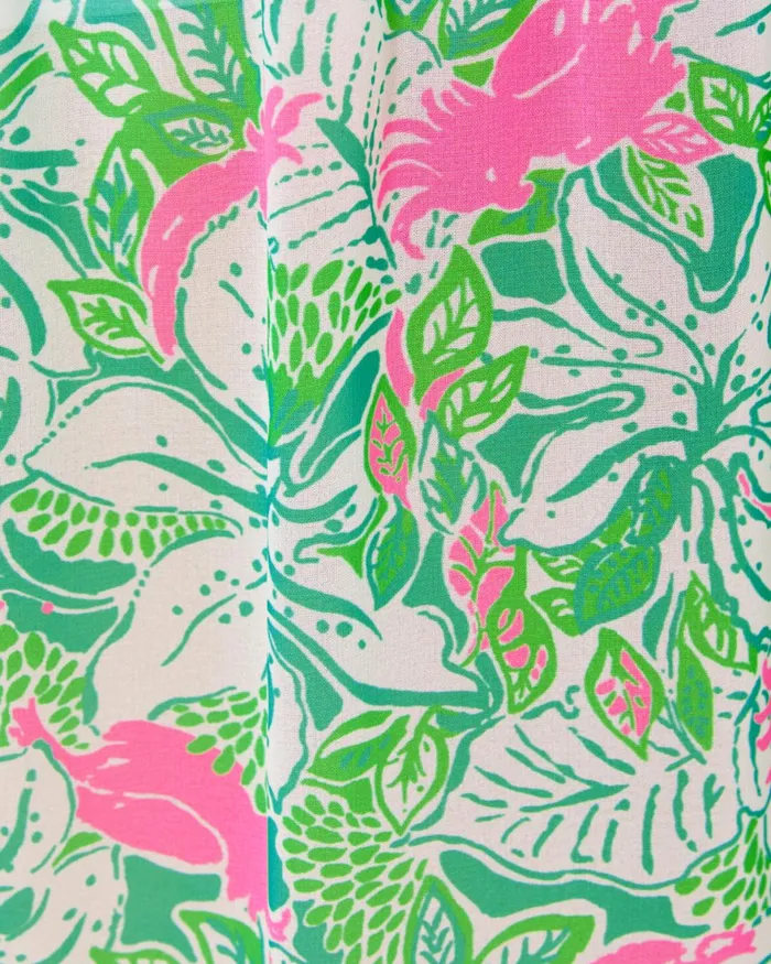 Swim Women Lilly Pulitzer Maribeth CoverUp Botanical Green Just Wing It Engineered Coverup Swim Women Lilly Pulitzer Maribeth CoverUp Botanical Green Just Wing It Engineered Coverup