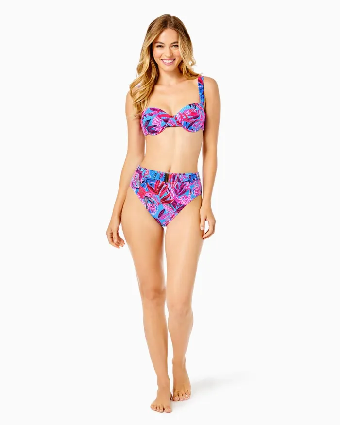 Swim Women Lilly Pulitzer Mayz Bandeau Swim Top Ruby Red Swim Women Lilly Pulitzer Mayz Bandeau Swim Top Ruby Red