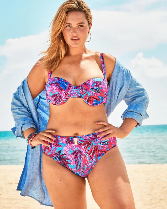 Swim Women Lilly Pulitzer Mayz Bandeau Swim Top Ruby Red Swim Women Lilly Pulitzer Mayz Bandeau Swim Top Ruby Red