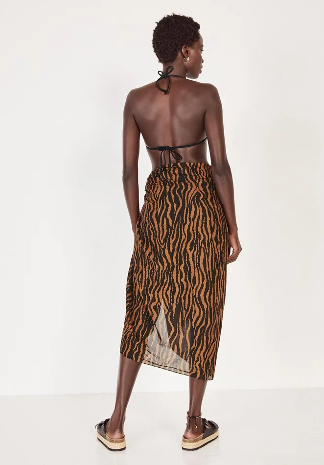 Swimwear Women Hush Romy Beach Sarong Tiger