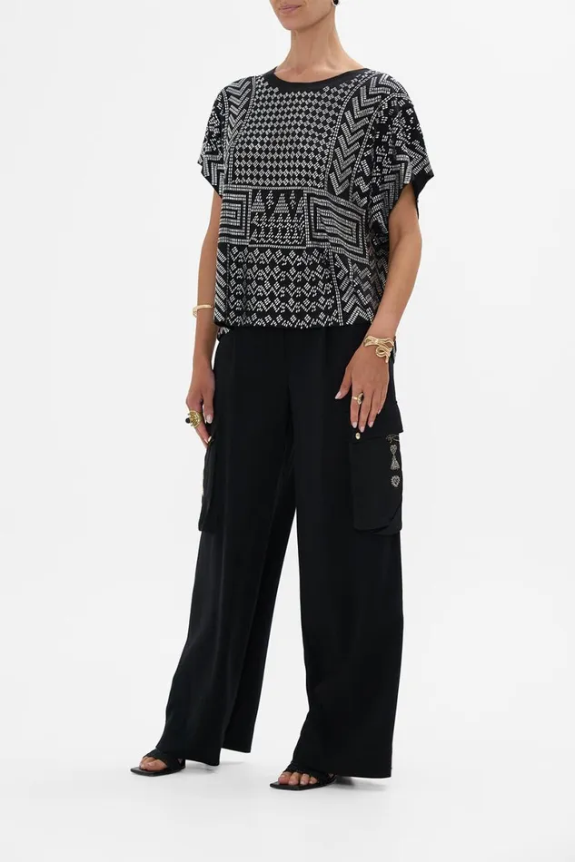 TSHIRT WITH DROPPED ARMHOLE THEY CALLED HER NEFERTARI They Called Her Nefertari Womens Camilla Tees