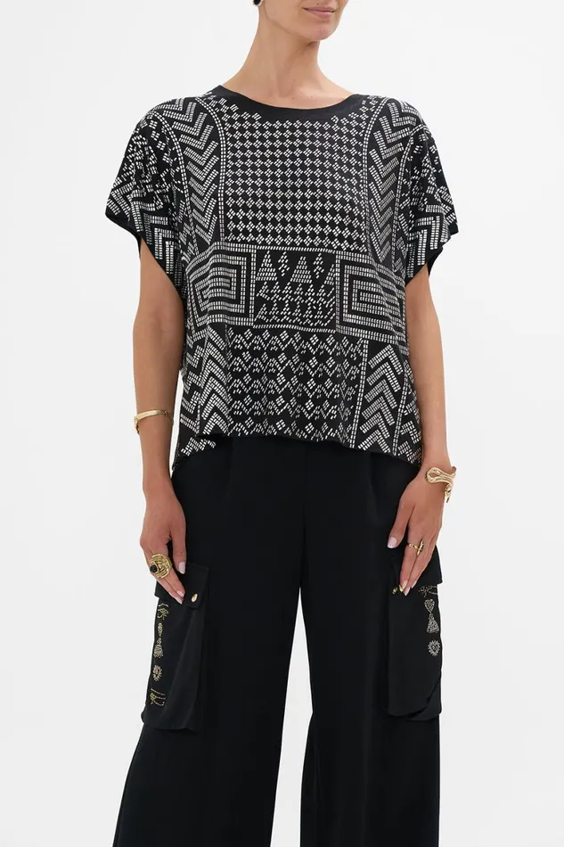 TSHIRT WITH DROPPED ARMHOLE THEY CALLED HER NEFERTARI They Called Her Nefertari Womens Camilla Tees
