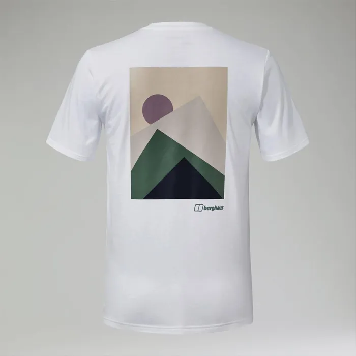 TShirts Men Berghaus MTN Silhouette Short Sleeve TShirt White TShirts Men Berghaus MTN Silhouette Short Sleeve TShirt White