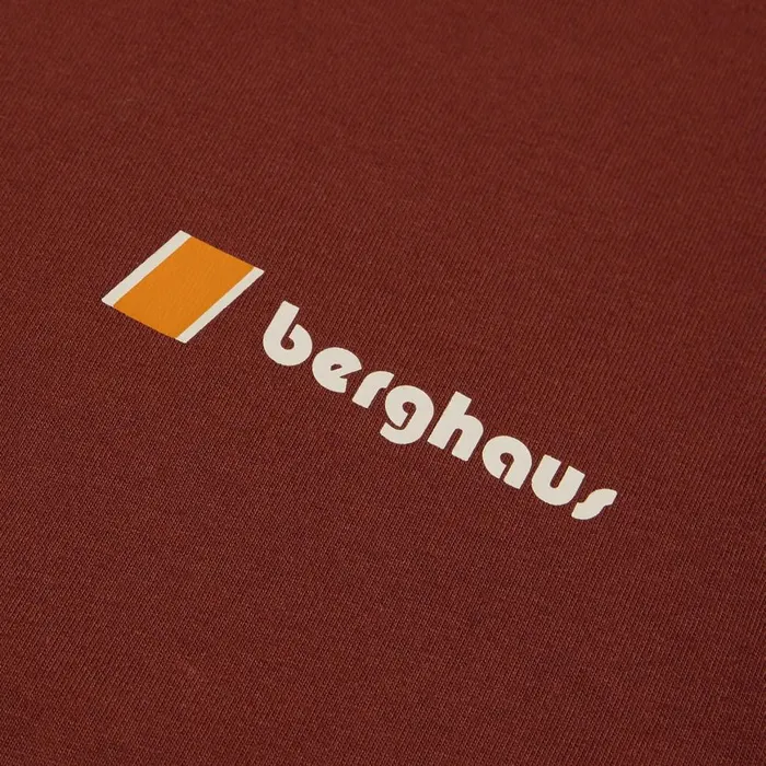 TShirts MenWomen Berghaus Kanchenjunga Static Long Sleeve Tee 8211 Dark Brown