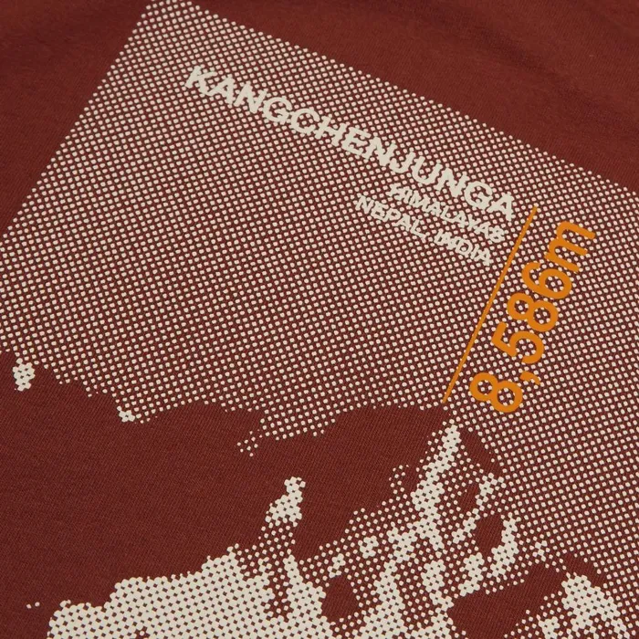 TShirts MenWomen Berghaus Kanchenjunga Static Long Sleeve Tee 8211 Dark Brown