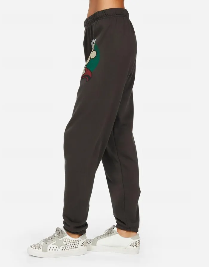 Tanzy Vintage Popeye Vintage Black Women Lauren Moshi Long Sweatpants