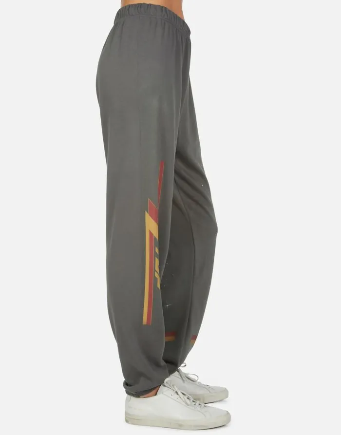 Tanzy ZZ Top Eliminator Vintage Onyx Women Lauren Moshi Long Sweatpants