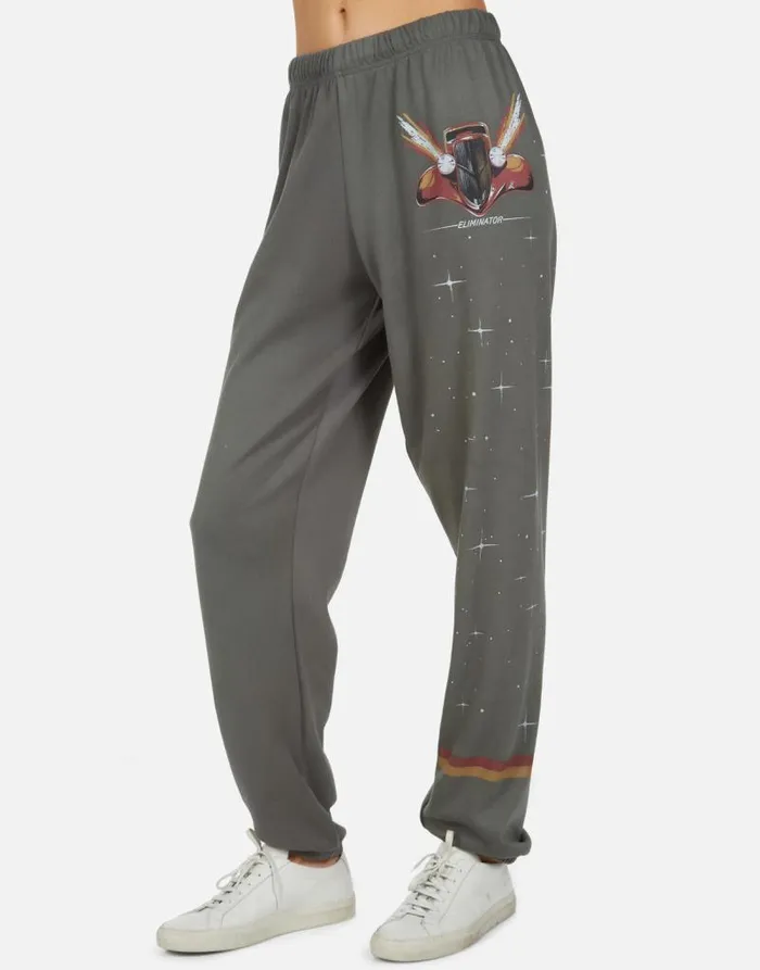Tanzy ZZ Top Eliminator Vintage Onyx Women Lauren Moshi Long Sweatpants