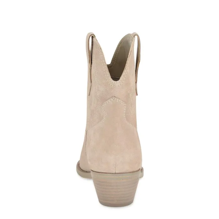 Texen Western Booties Light Grey Suede Women Nine West Boots and Booties Texen Western Booties Light Grey Suede Women Nine West Boots and Booties