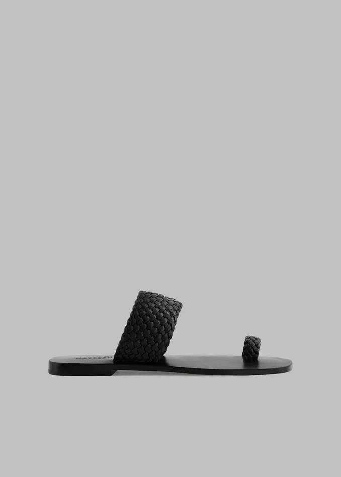 The Frankie Shop AEmery Carmen Sandal 8211 Black Shop Shoes