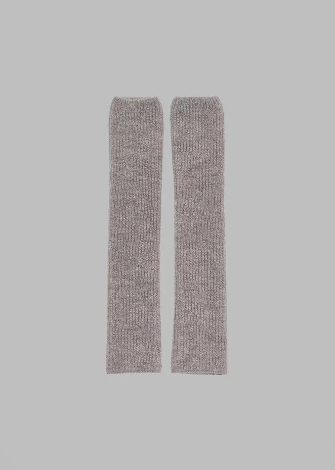 The Frankie Shop Amomento Alpaca Arm Warmer 8211 Charcoal Shop Accessories