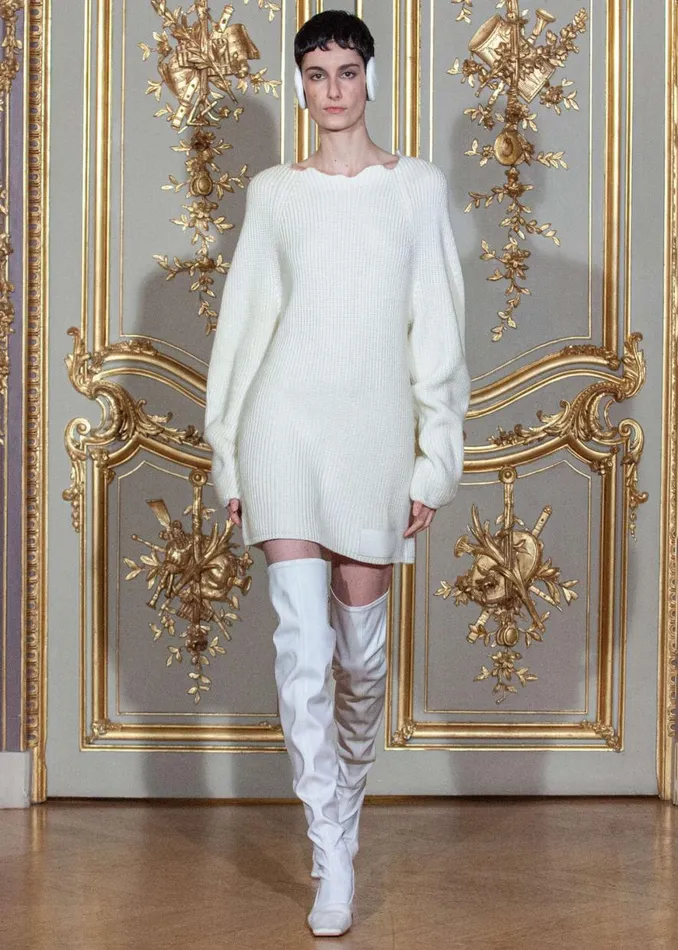 The Frankie Shop Bevza Egg Long Sweater 8211 Ivory Shop Clothing