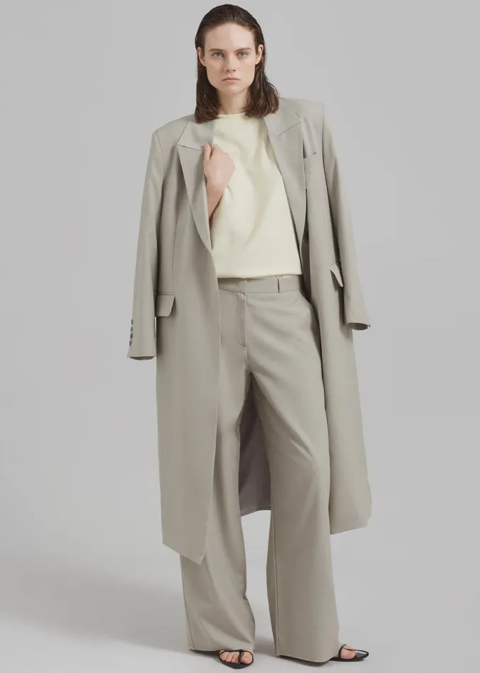 The Frankie Shop Charlotte Trousers 8211 Beige Shop Clothing