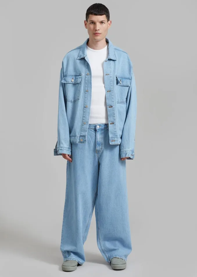 The Frankie Shop Connor Jeans 8211 Worn Wash Shop Clothing