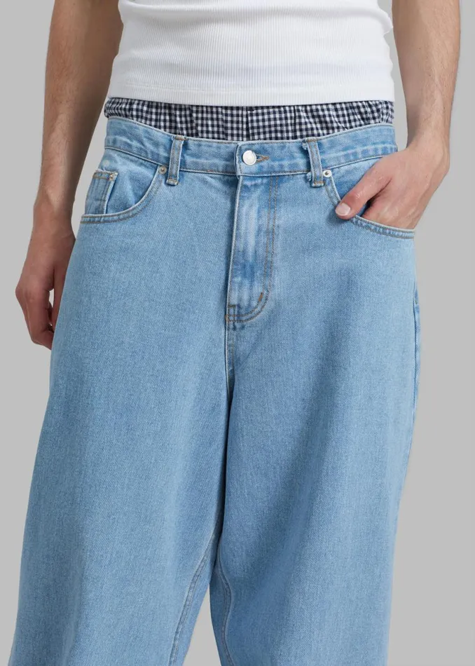 The Frankie Shop Connor Jeans 8211 Worn Wash Shop Clothing