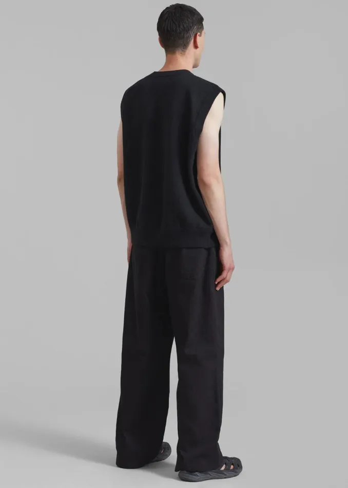 The Frankie Shop Drew Denim Pants 8211 Black Shop Clothing