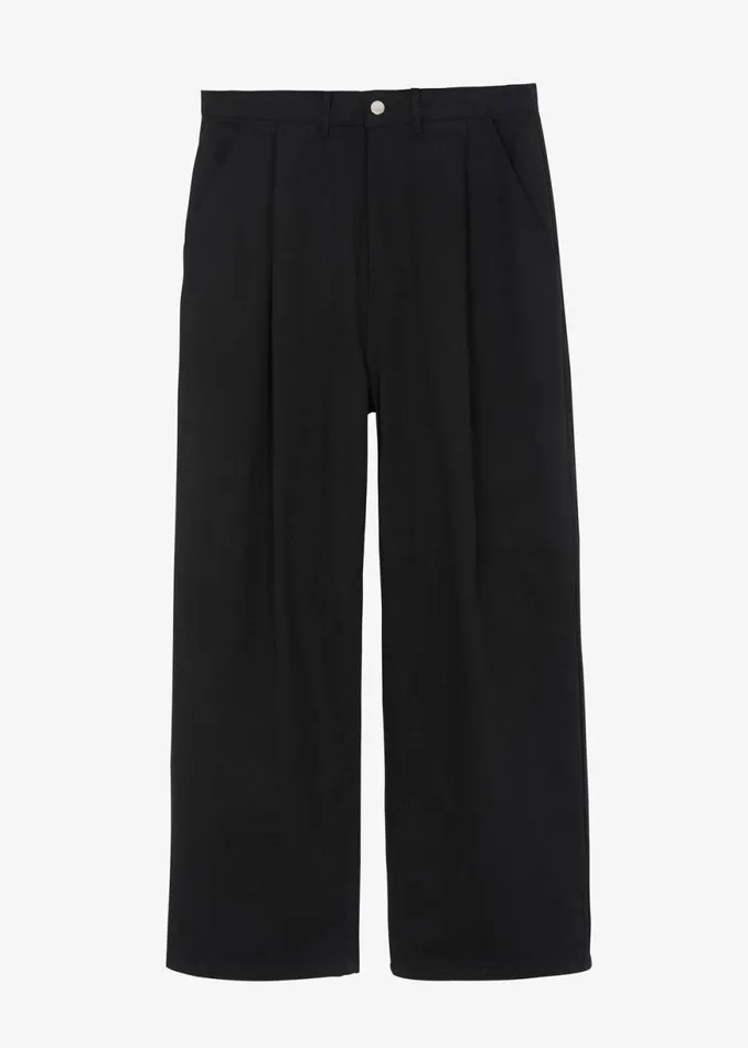 The Frankie Shop Drew Denim Pants 8211 Black Shop Clothing