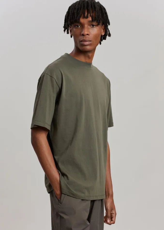 The Frankie Shop Evora Tee 8211 Olive Shop Clothing