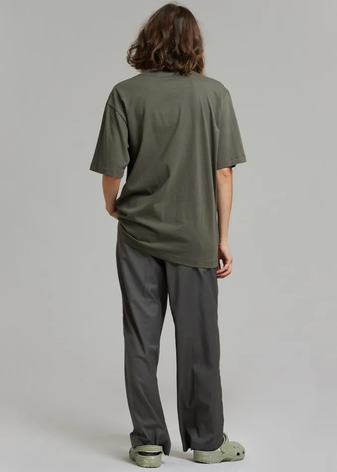 The Frankie Shop Evora Tee 8211 Olive Shop Clothing