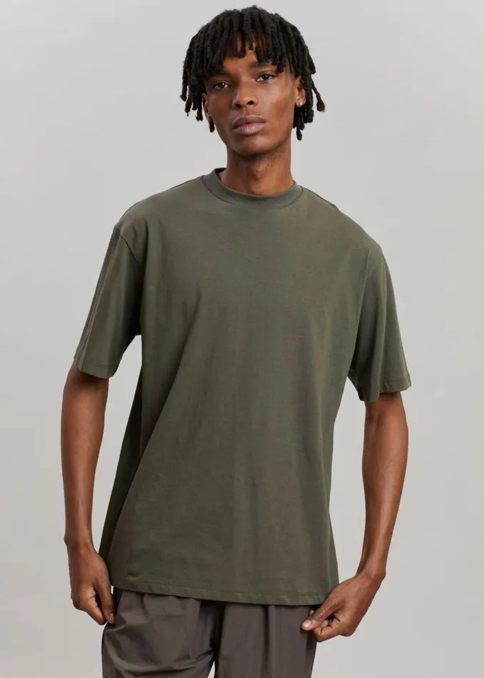 The Frankie Shop Evora Tee 8211 Olive Shop Clothing