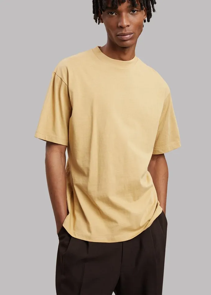 The Frankie Shop Evora Tee 8211 Sahara Shop Clothing
