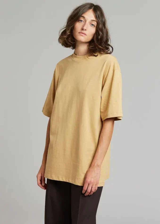 The Frankie Shop Evora Tee 8211 Sahara Shop Clothing