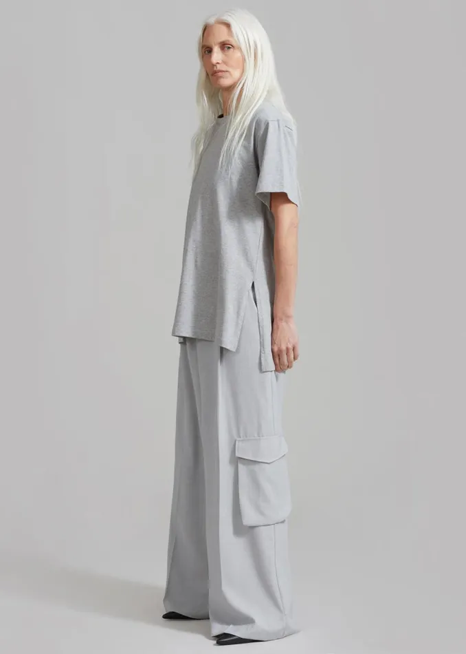The Frankie Shop Gladys Cargo Pants 8211 Grey Shop Bottoms